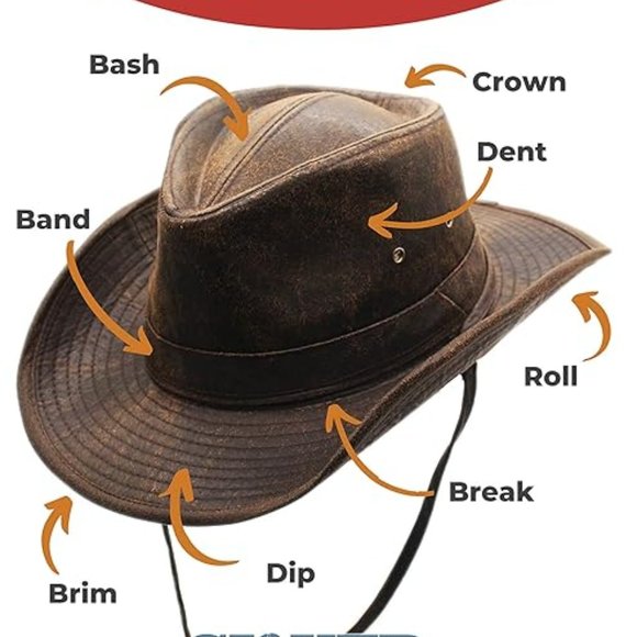 Outback weathered shapeable hat - Picture 4 of 8